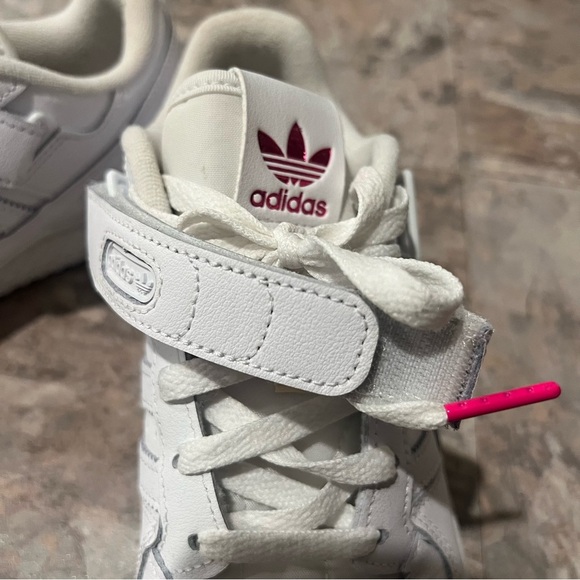 adidas low forum shock pink size 7.5 women’s - Picture 2 of 5